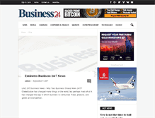 Tablet Screenshot of business24-7.ae